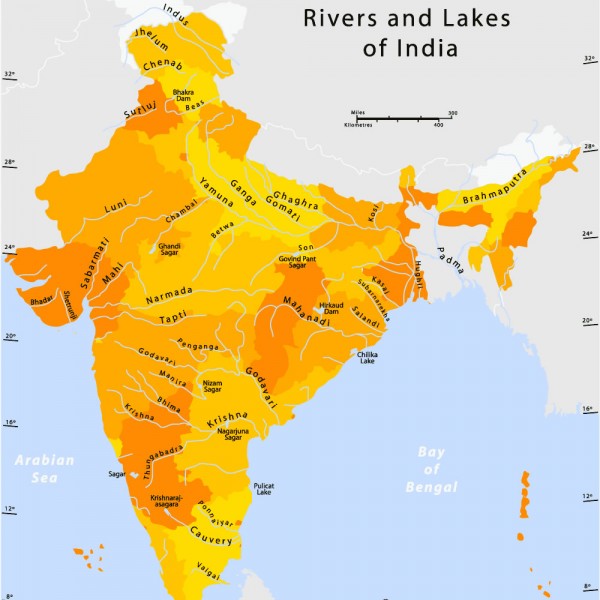 Rivers Map Of India Maps Of India