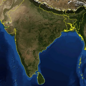 India Satellite Map - Maps Of India