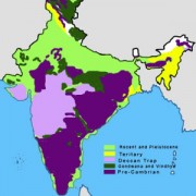 India geological regions map - Maps of India