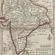 India historical map 1700 1792 from The Historical Atlas - Maps of India