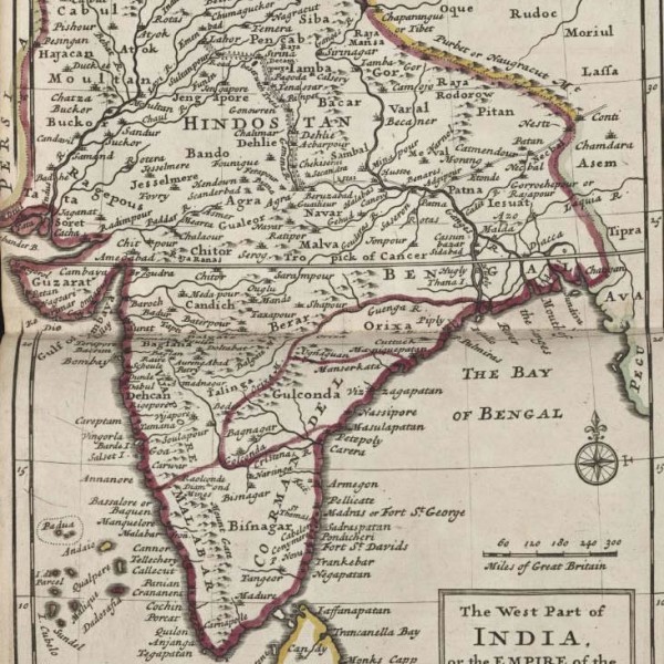 India map 1760 - Maps of India